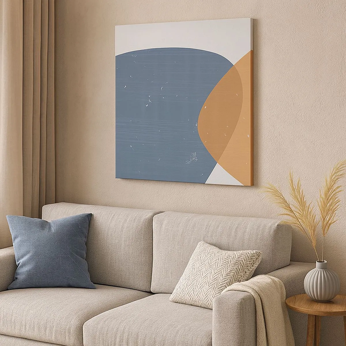 Obraz na płótnie - Owale i wpływy - 30x30 cm