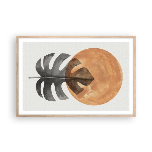 Plakat w ramie jasny dąb - Zawsze słońce - 91x61 cm