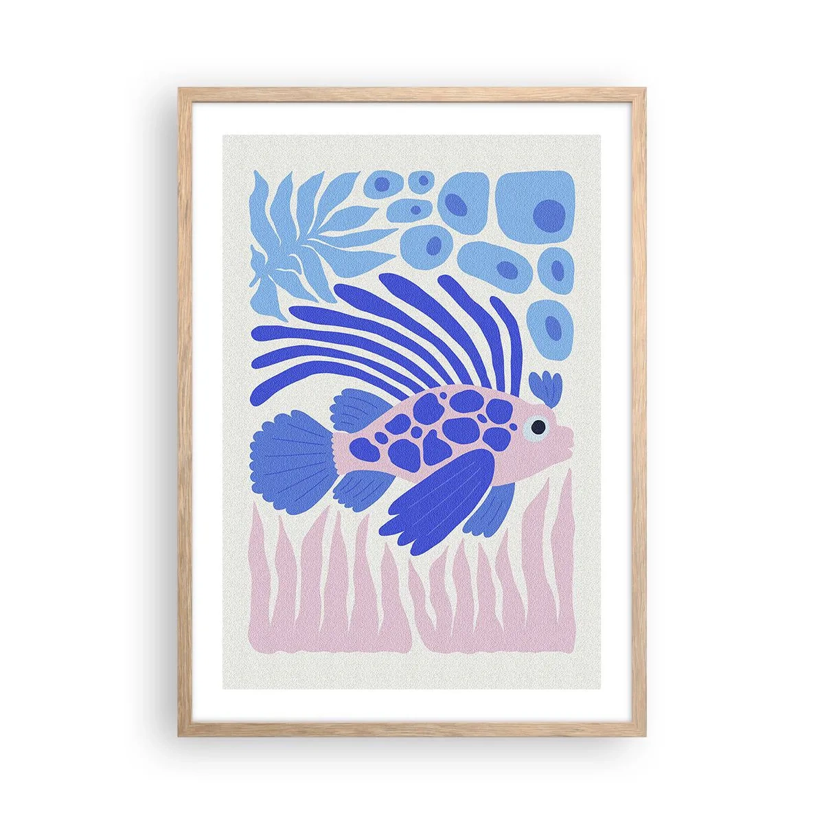 Plakat w ramie jasny dąb - W swoim żywiole - 50x70 cm