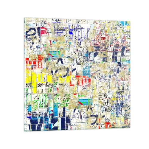 Obraz na szkle - Po prostu cieszy oczy - 70x70 cm