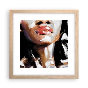 Plakat w ramie jasny dąb - Duma bez uprzedzeń - 30x30 cm