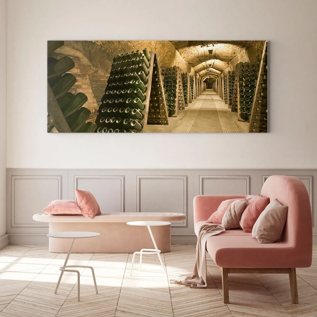 Obraz na szkle - Narodziny smaku - 90x30 cm