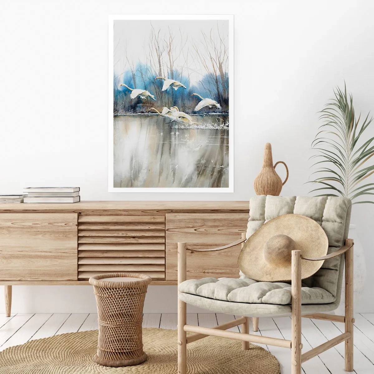 Plakat - Jak w baśni o dzikich łabędziach - 40x50 cm