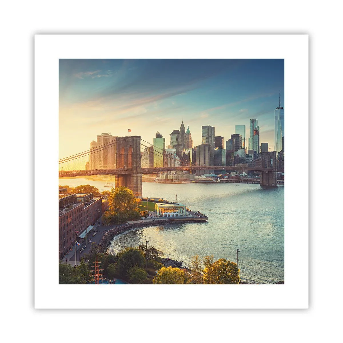 Plakat - Wielkomiejski świt - 40x40 cm