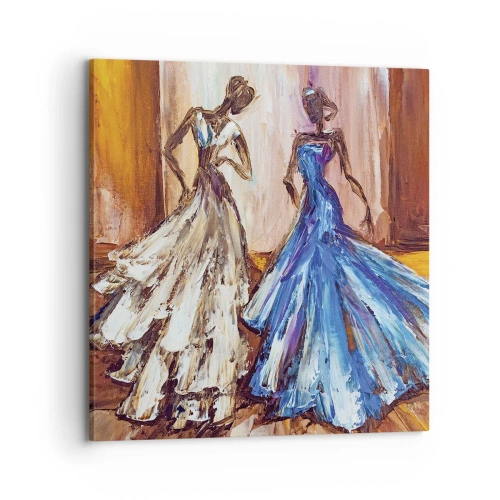 Obraz na płótnie - Wdzięczny duet - 70x70 cm