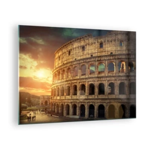 Obraz na szkle - Kolosalne wrażenie - 70x50cm - Kolosalne wrażenie - Nowoczesna dekoracja ścienna do salonu i sypialni ARTTOR