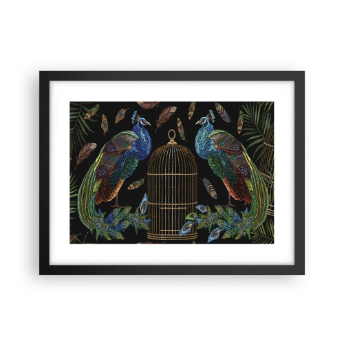 Plakat w czarnej ramie - W królewskich szatach - 40x30 cm