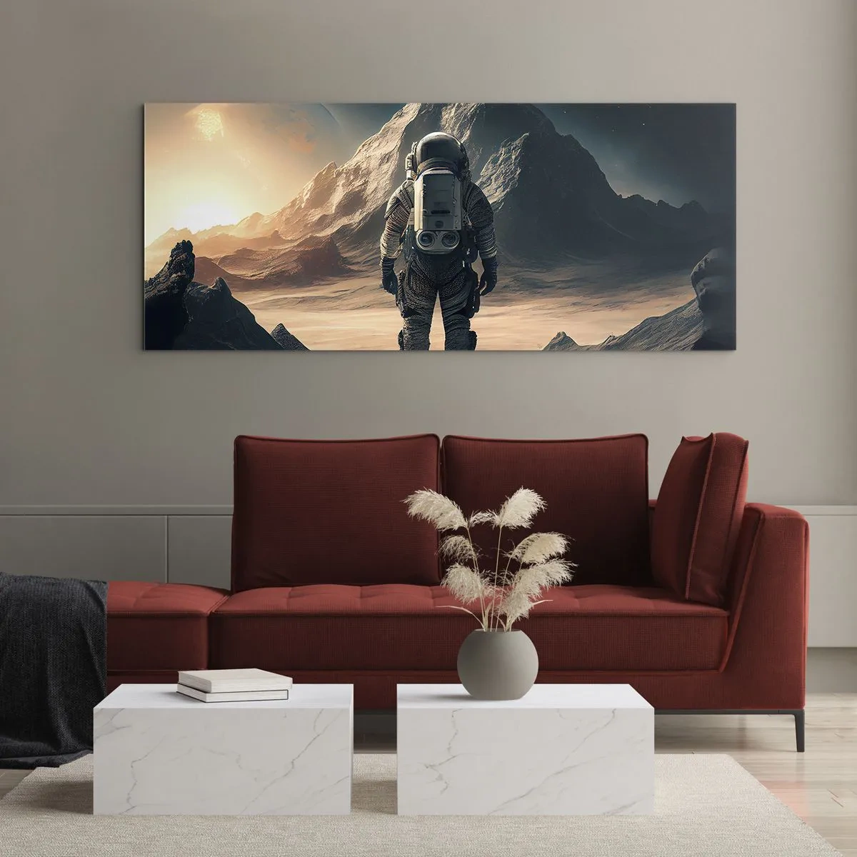 Obraz na szkle - Nowe wyzwanie - 90x30 cm