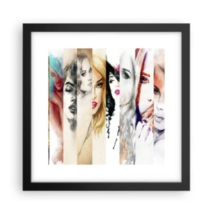 Plakat w czarnej ramie - I zawsze to TY - 30x30 cm