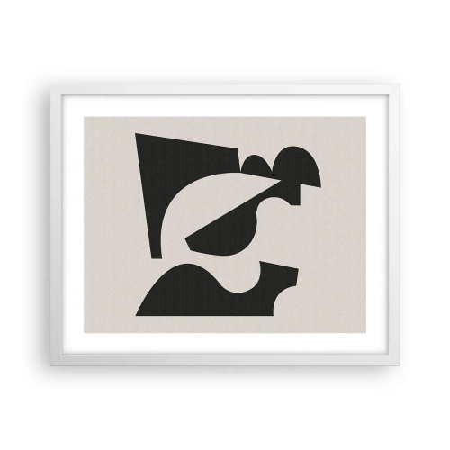 Plakat w białej ramie - Do samodzielnego składania - 50x40 cm