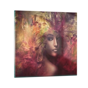 Obraz na szkle - Tu jestem! - 60x60 cm