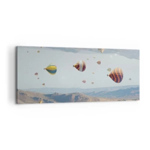 Obraz na płótnie - Tu wszystko jest możliwe - 100x40 cm