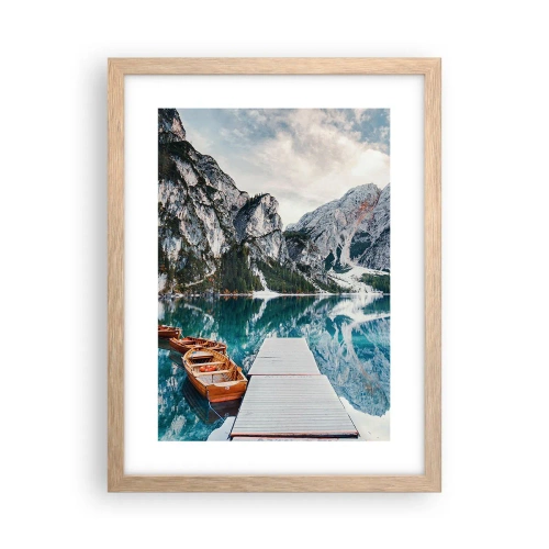 Plakat w ramie jasny dąb - Pokażemy ci piękno - 30x40 cm