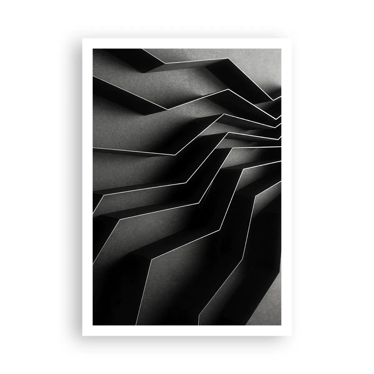 Plakat - Przestrzenny porządek - 70x100 cm