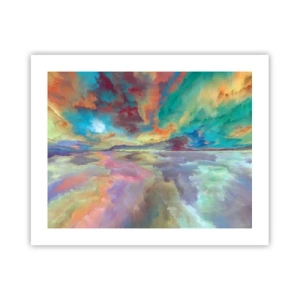 Plakat - Dwa nieba - 50x40 cm