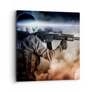 Obraz na płótnie - Po prostu bohater - 40x40 cm