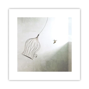 Plakat - W swoim żywiole - 30x30 cm