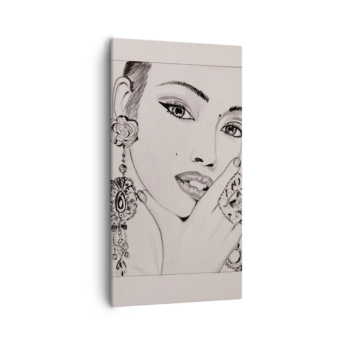 Obraz na płótnie - Najpiękniejszy klejnot - 55x100 cm