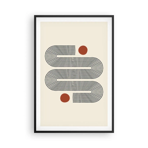 Plakat w czarnej ramie - Od początku do końca - 61x91 cm