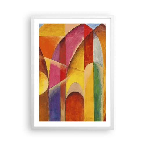 Plakat w białej ramie - Katedra słońca - 50x70 cm
