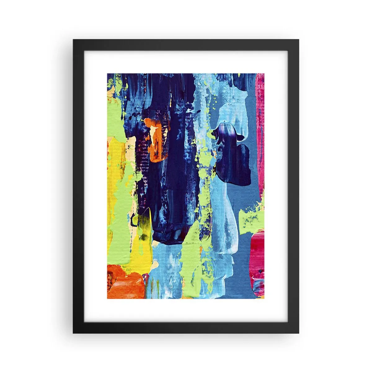 Plakat w czarnej ramie - Życie jest piękne! - 30x40 cm