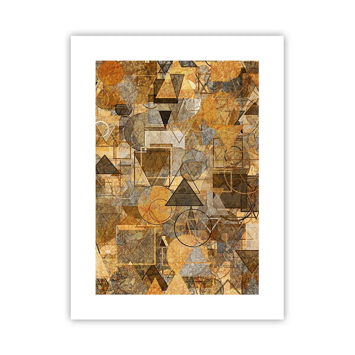 Plakat - Świat ujęty w formę - 30x40 cm
