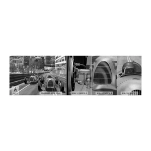 Fototapeta Próbka Premium Canvas - Dawno temu w Monte Carlo - Motoryzacja, Wyścig, Vintage - 100x30 cm