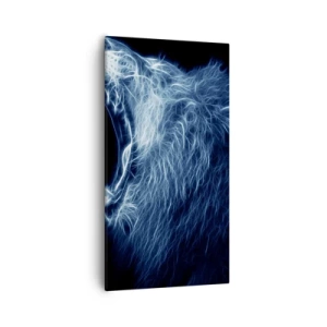 Obraz na płótnie - Płomienny gniew króla - 55x100 cm