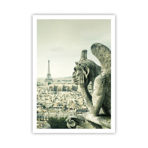 Plakat - Paryskie pogaduchy - 70x100 cm