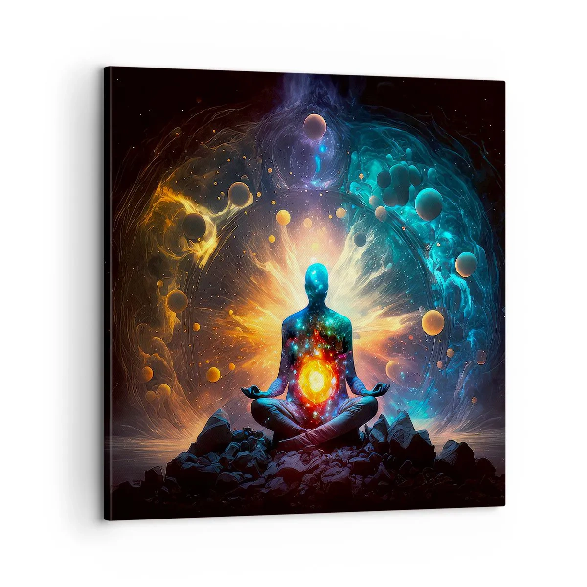 Obraz na płótnie - Kosmiczny spokój - 60x60 cm