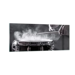 Obraz na szkle - Puls muzyki - 100x40 cm