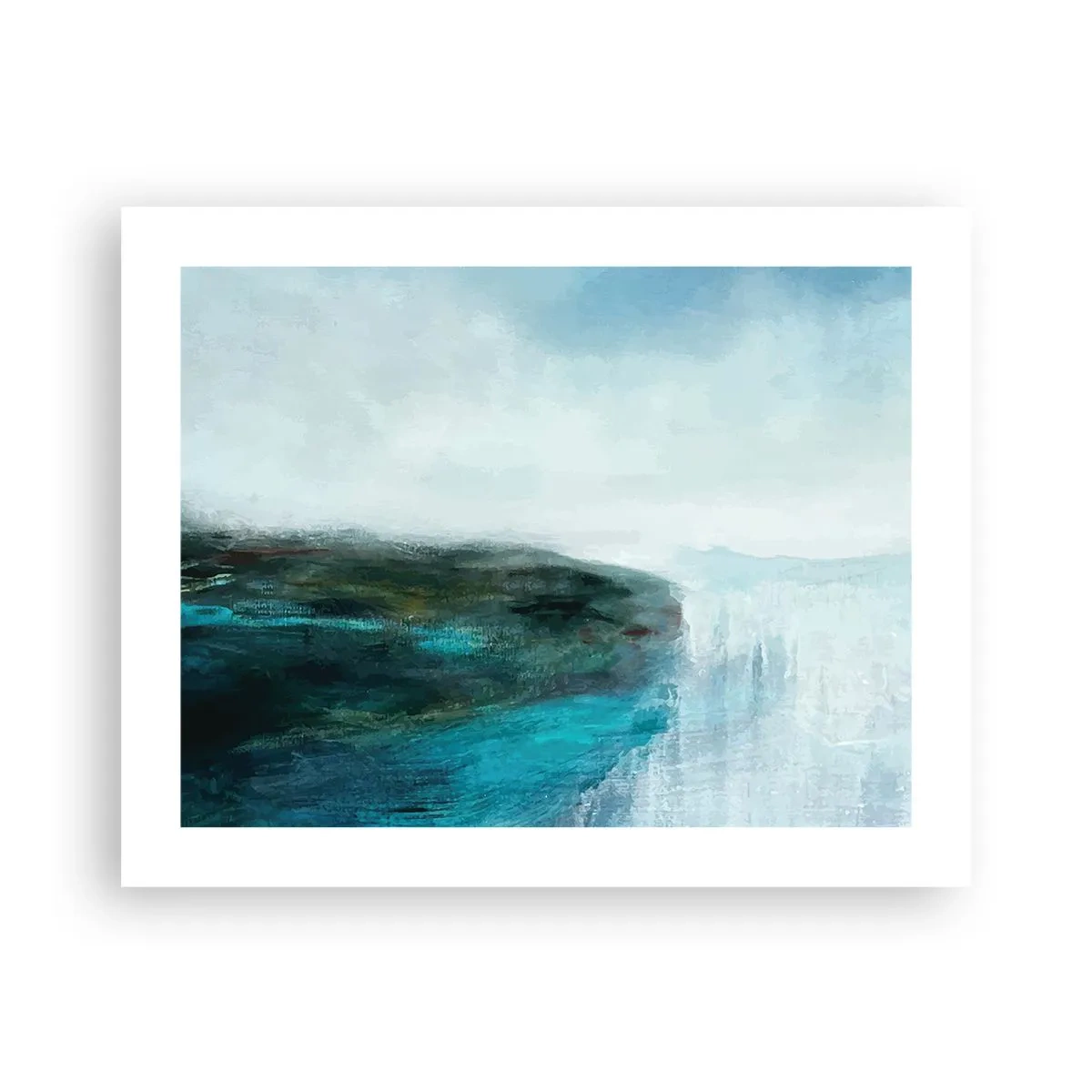 Plakat - Abstrakcja marynistyczna - 50x40 cm