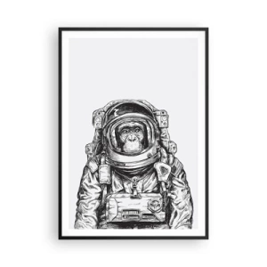 Plakat w czarnej ramie - Alternatywna ewolucja - 70x100 cm