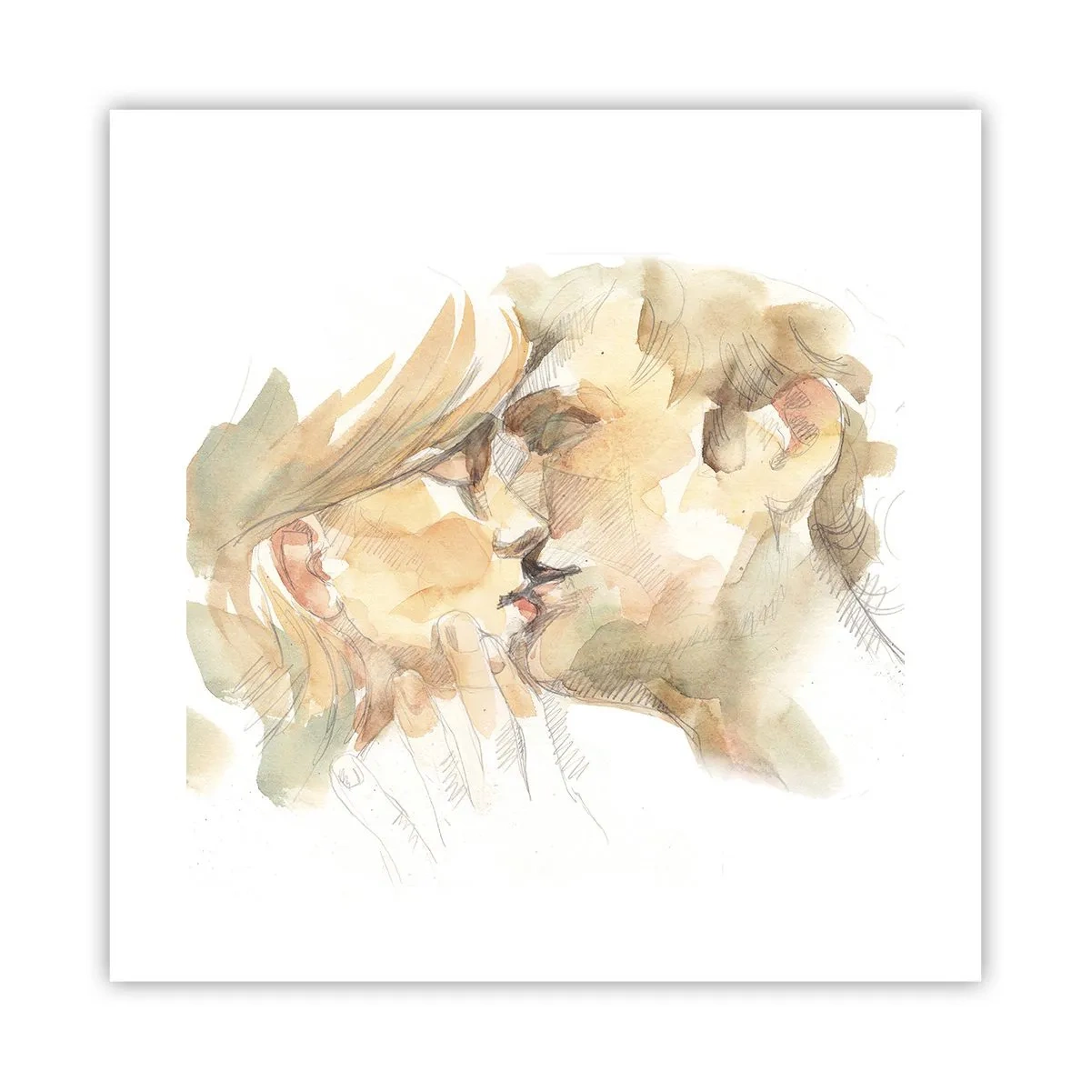 Plakat - Odnaleziona połowa? - 40x40 cm