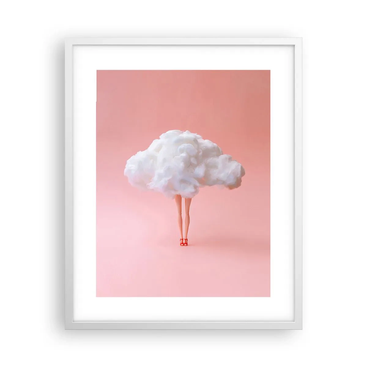 Plakat w białej ramie - Słodka obietnica - 40x50 cm