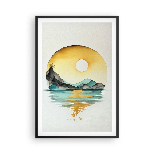 Plakat w czarnej ramie - W kręgu piękna - 61x91 cm
