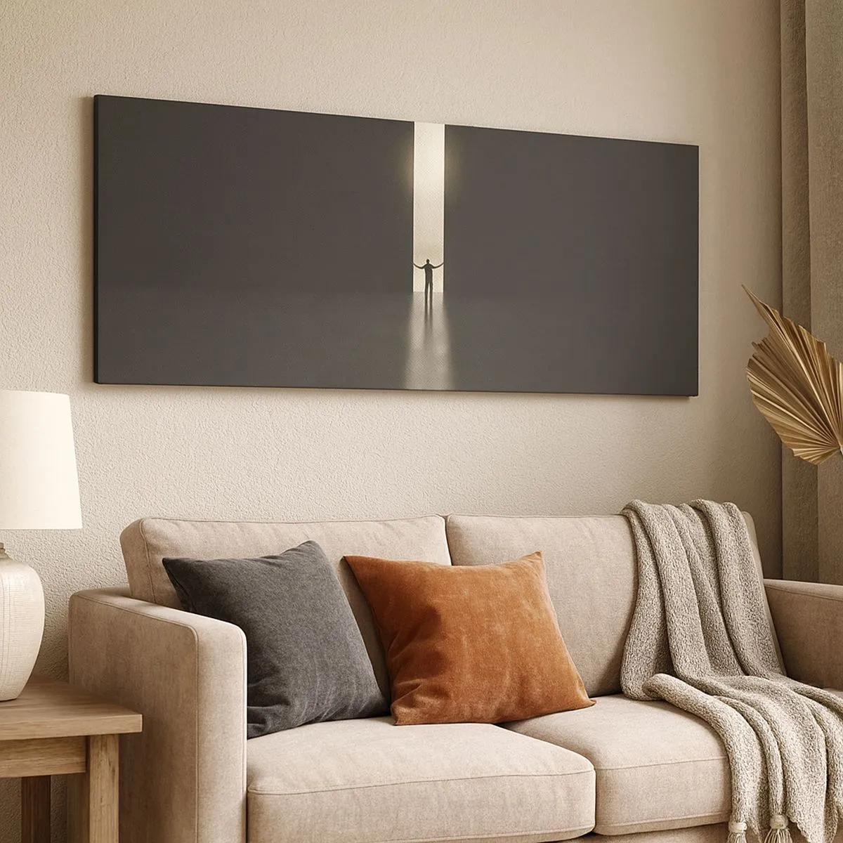 Obraz na płótnie - Krok do jasnej przyszłości - 100x40 cm