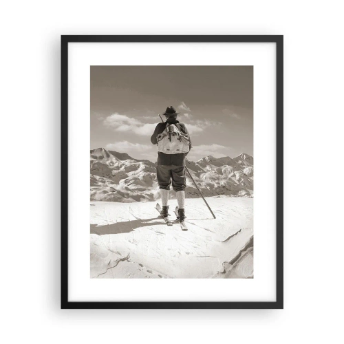 Plakat w czarnej ramie - A góry te same - 40x50 cm