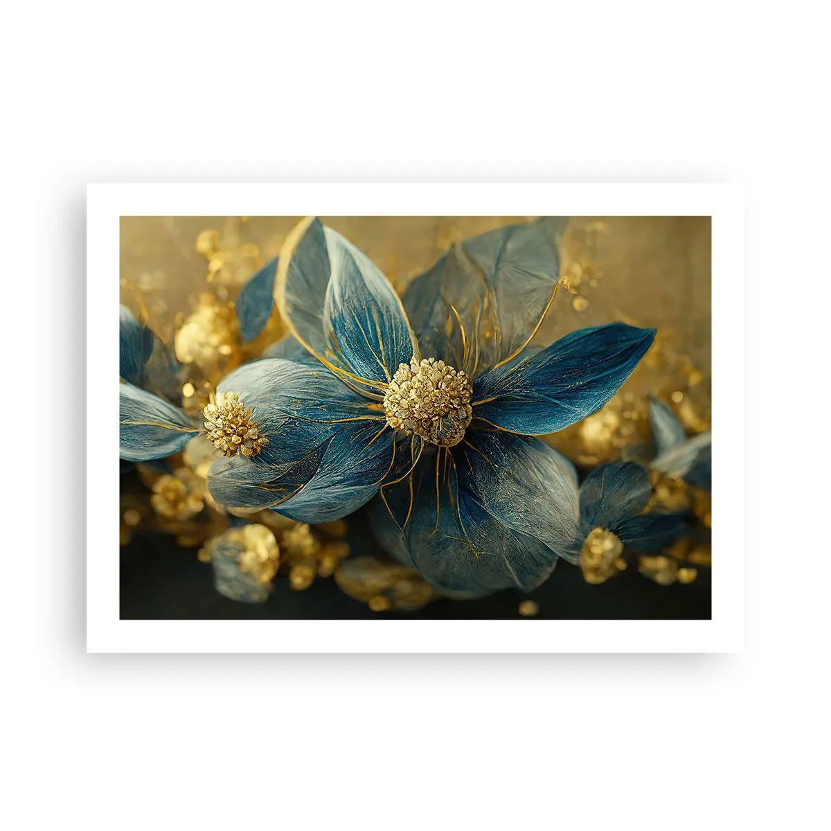 Plakat - Zakwitnąć złotem - 70x50 cm
