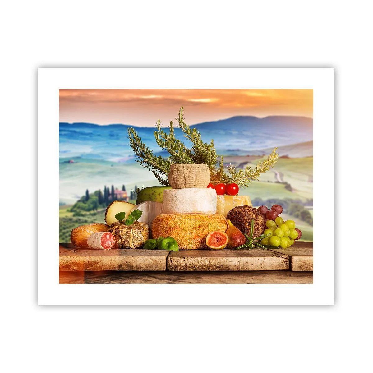 Plakat - Włoska radość życia - 50x40 cm