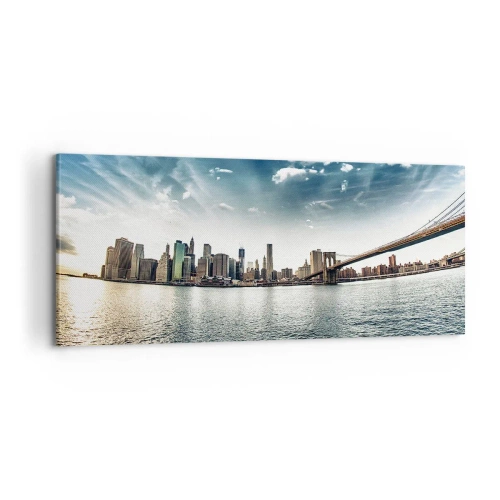 Obraz na płótnie - Szklana wyspa - 100x40 cm