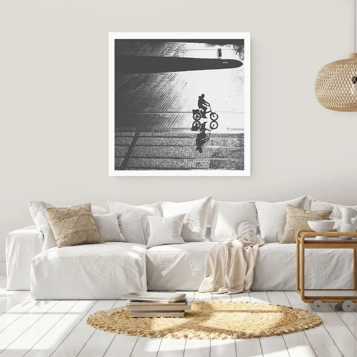 Plakat - Przed siebie, przez miasto - 60x60 cm