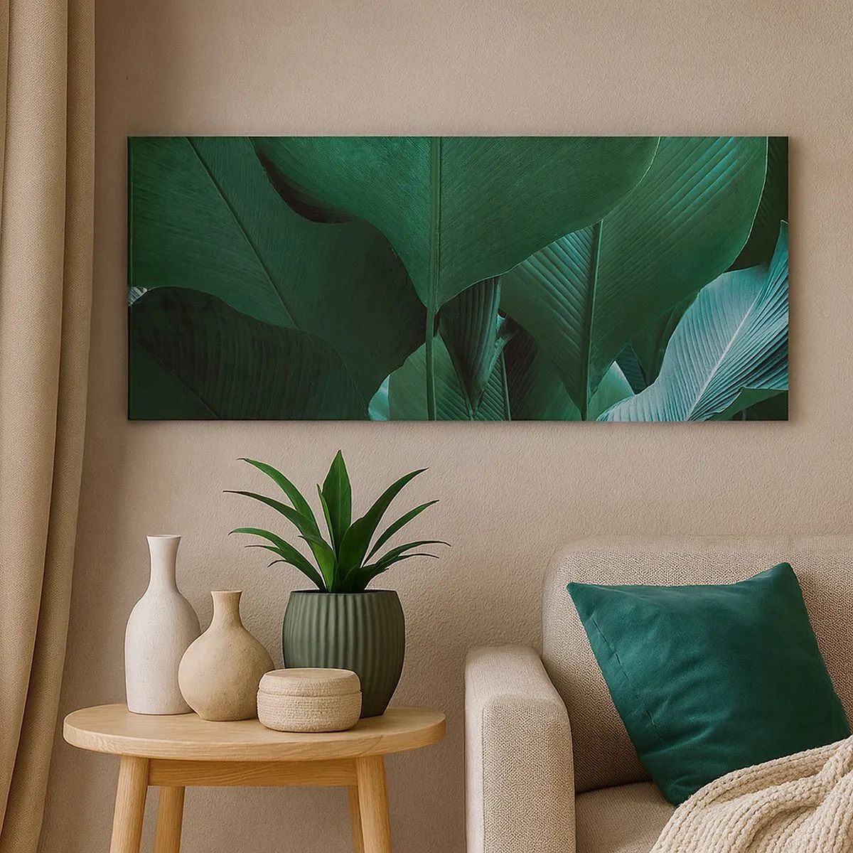 Obraz na płótnie - Zwrócone do światła - 100x40 cm