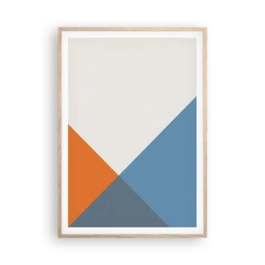 Plakat w ramie jasny dąb - Pod kątem… - 70x100 cm