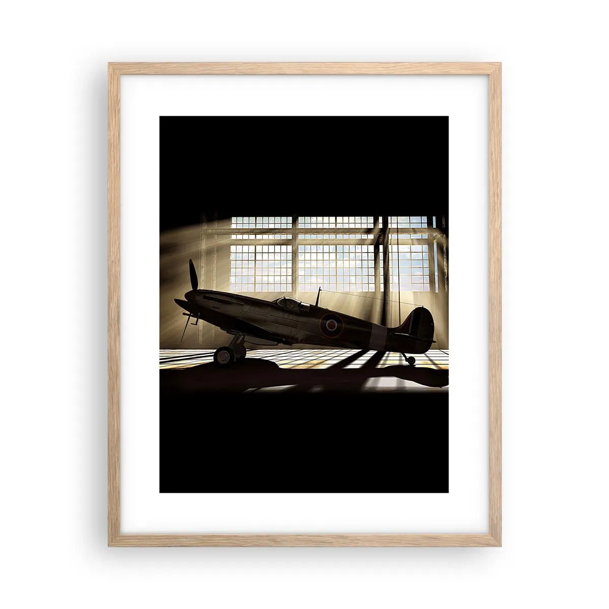 Plakat w ramie jasny dąb - Odpoczynek wojownika - 40x50 cm