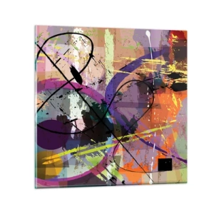 Obraz na szkle - Można wprost lub naokoło - 70x70 cm