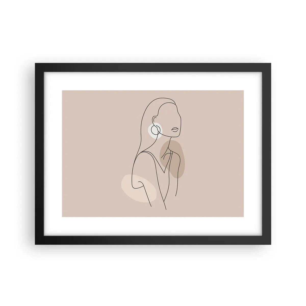 Plakat w czarnej ramie - Ikona dziewczęcości - 40x30 cm