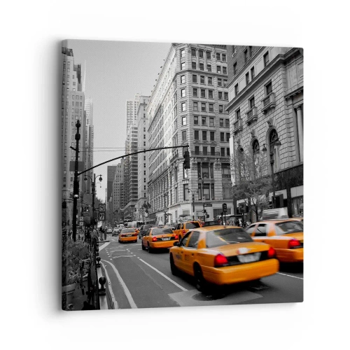 Obraz na płótnie - Słońca wielkiego miasta - 30x30 cm