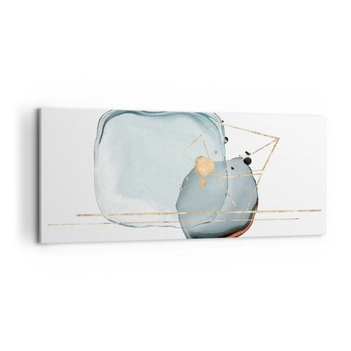 Obraz na płótnie - Studium kropli - 100x40 cm