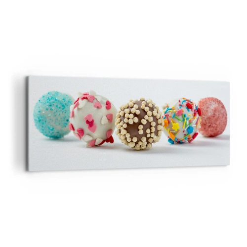 Obraz na płótnie - Życie może być słodkie - 100x40 cm